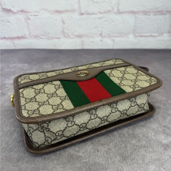 Rare Gucci Supreme Ophidia Brown Web Camera Bag - Picture 8 of 15